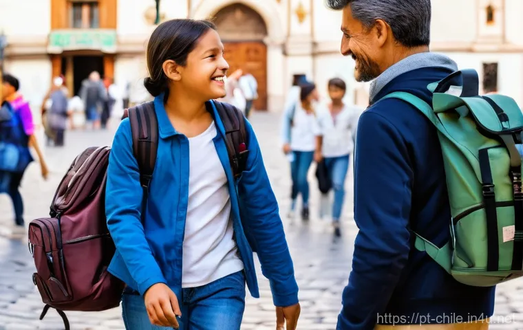 칠레 여행 중 사기 피하는 법 - **Prompt:** A male traveler, in his late 20s, dressed in casual, tasteful clothing (e.g., a button-d...