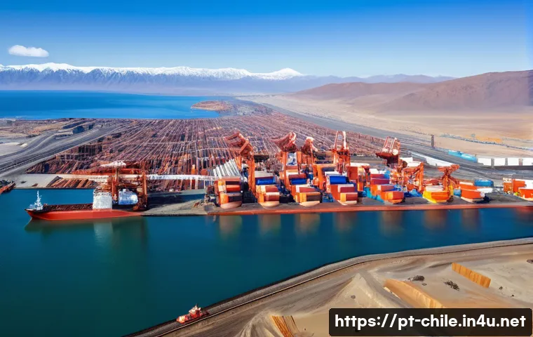 칠레의 광산 산업과 구리 수출 관련 이미지 2